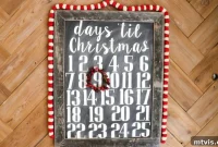 Handcrafted Christmas Countdown