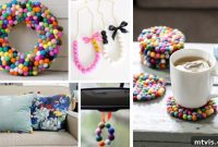 Bursting with Color: 10 Felt Ball Craft Ideas