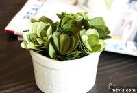 The Cricut Edge Perfecting Crepe Paper Succulents