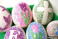 Effortless Sharpie Dot Easter Egg Designs