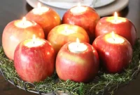 Crafting Homemade Apple Candles
