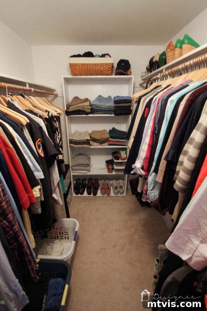 Conquer Your Closet Chaos in 2 Hours 6 Organized closet with color-coded clothes and tidy shelves