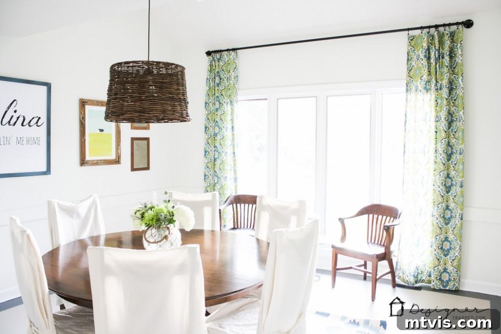 Light Up Your Space Effortlessly 12 A view of the DIY pendant light from a different angle, emphasizing its aesthetic appeal within the home interior.