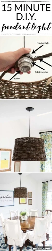 Light Up Your Space Effortlessly 13 A collage of various DIY lighting projects including chandeliers, lamps, and other fixtures for home decor inspiration.