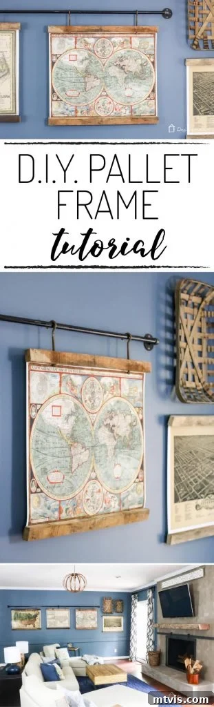 Transforming Trash into Treasured Frames 13 OMG, this DIY map art is amazing. Totally excited about how to make picture frames like this and I love how they are hanging from pipe!