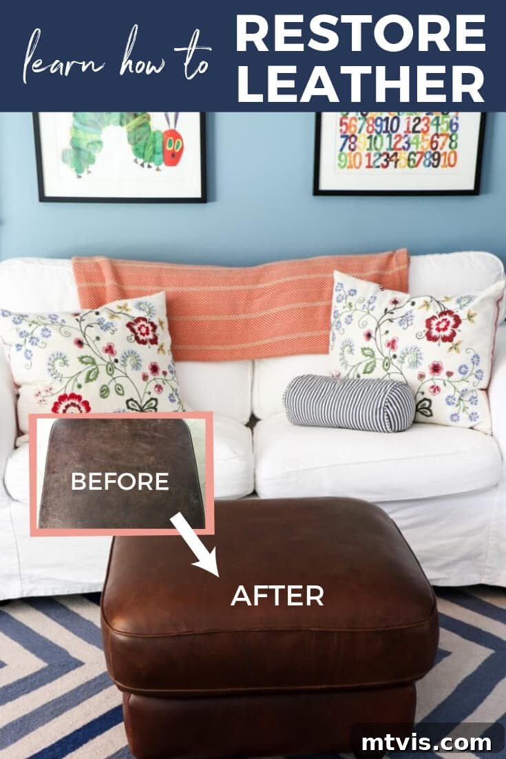 Learn how to restore a damaged leather ottoman in minutes with this easy tutorial using Mohawk products. Repair scratches and scuffs on your favorite leather furniture.