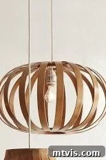 Create a High End Bentwood Pendant For Less 3 The original West Elm Bentwood Pendant Light, inspiring our DIY project.