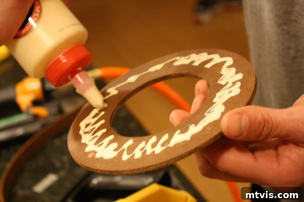 Create a High End Bentwood Pendant For Less 5 Close-up of stained floral rings, ready for bentwood assembly.
