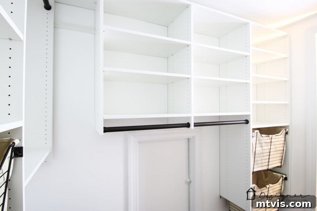 DIY Closet Makeover: Obsessed with the Results! 10 The impressive quality and design of the EasyClosets DIY system, an elegant and functional foundation for a custom closet.