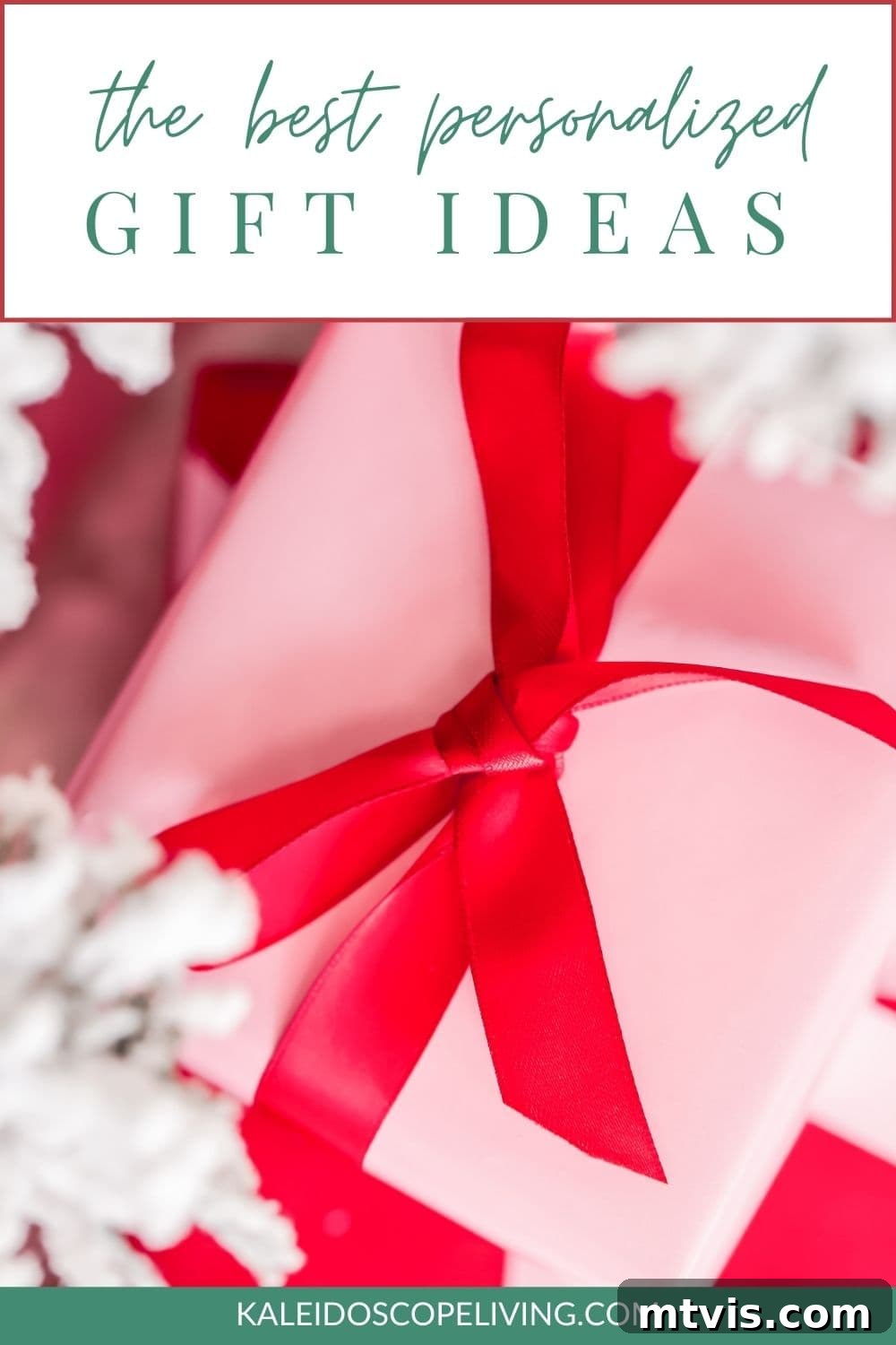 Tailored Treasures The Perfect Present for All 2 A beautifully wrapped personalized gift, suggesting thoughtfulness and unique appeal.