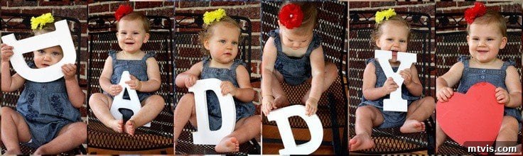 Fathers Day Photos The Ultimate Gift 3 Adorable twin girls Attley and Avery with their dad's hands for Father's Day