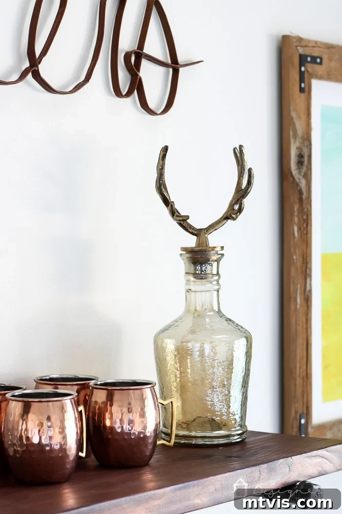 Your Ultimate Guide To Effortless Pipe Shelves 11 Close-up of pipe shelves showcasing stylish copper mugs