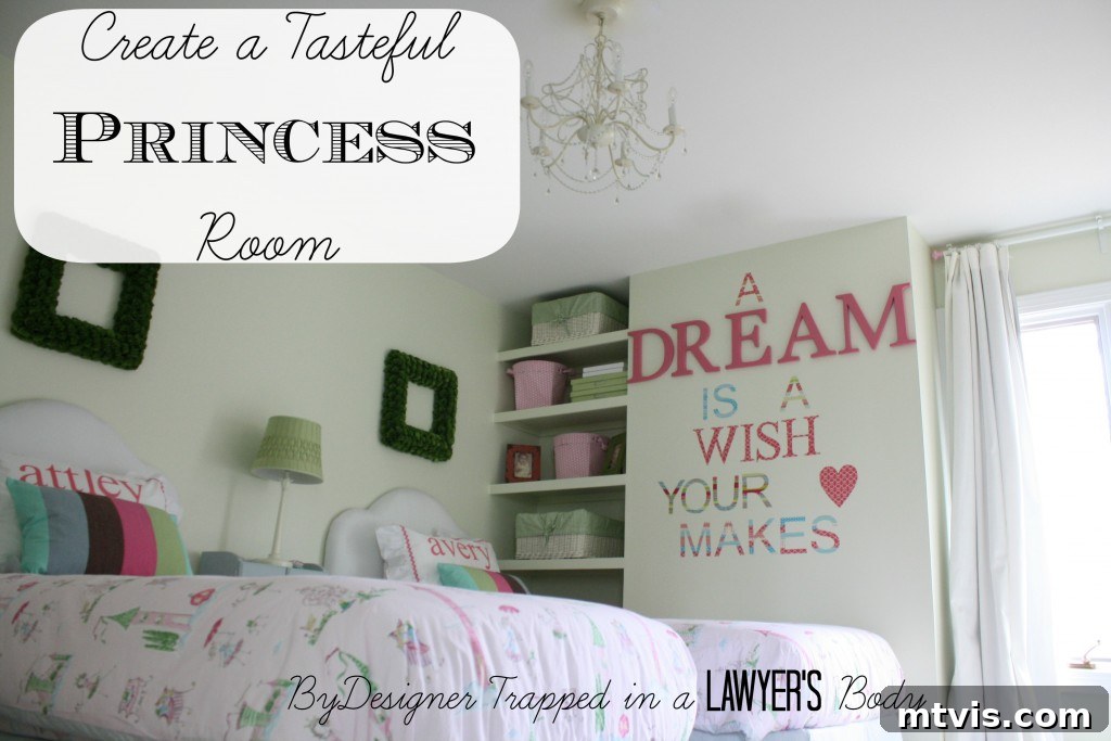 Girls' Room Interior Design Ideas Inviting and personalized girls' room with princess details and clever decor
