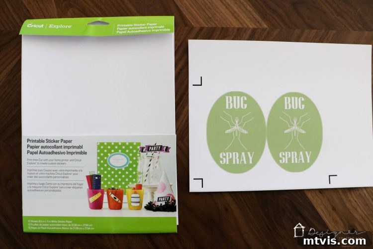 Learn how to make professional-looking stickers and labels with your Cricut machine using printable sticker paper. This easy tutorial covers everything from design to cut.