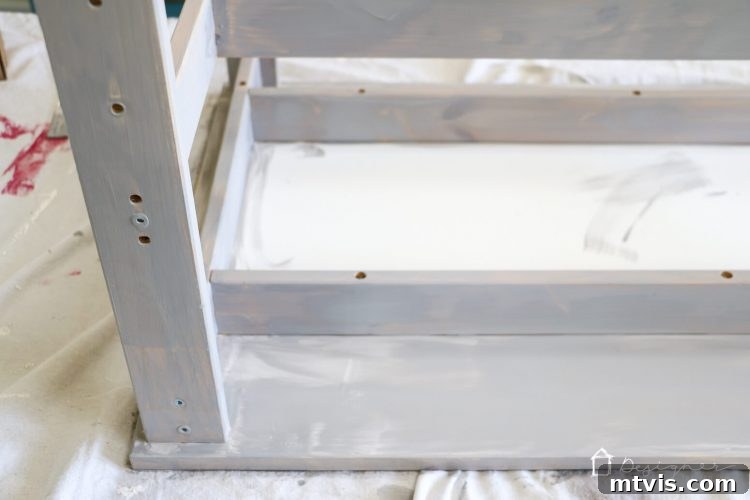 Ikea Kids Furniture Glow Up 5 An Ikea kid's table and chairs can look super stylish with just a little bit of work. This Ikea kid's table and chairs makeover is so easy and gorgeous! Click for the full tutorial with step-by-step photos.