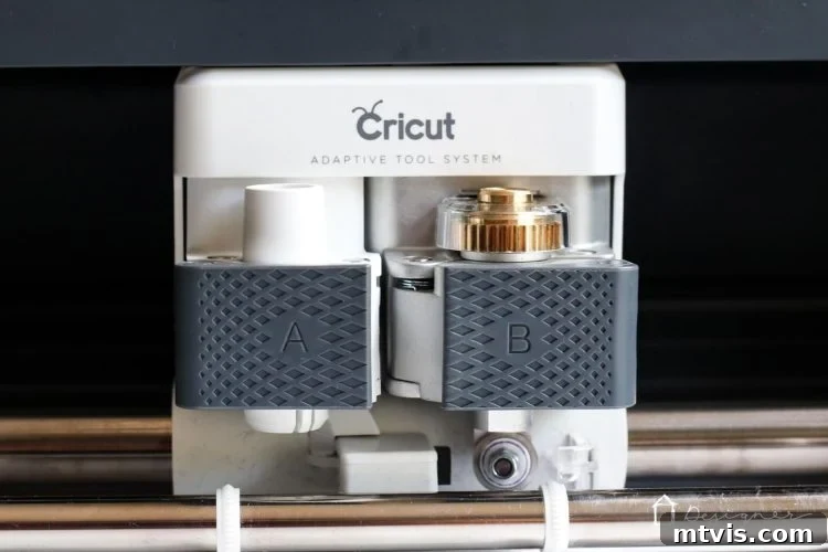 Unleash Every Idea with Cricut Maker 5 Adaptive Tool System in Cricut Maker: Precision cutting with intelligent blade control for diverse materials. Discover the technological leap from fixed blades to dynamic cutting.