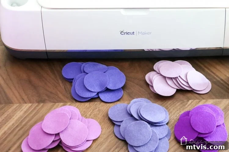 Unleash Every Idea with Cricut Maker 8 Cricut Maker excels at cutting various fabrics including wool felt, delivering consistently perfect and precise shapes for your creative projects.