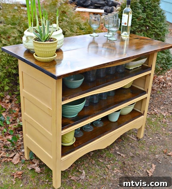 Beyond Basic: 15 Stunning DIY Dresser Redesigns 7 Repurpose an antique dresser into a charming kitchen island.