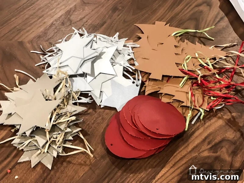 Artisan Leather Christmas Adornments 9 These handmade Christmas ornaments from leather are so unique and add a modern touch to any Christmas tree! Best of all, you can cut leather quickly and easily with the right tool!