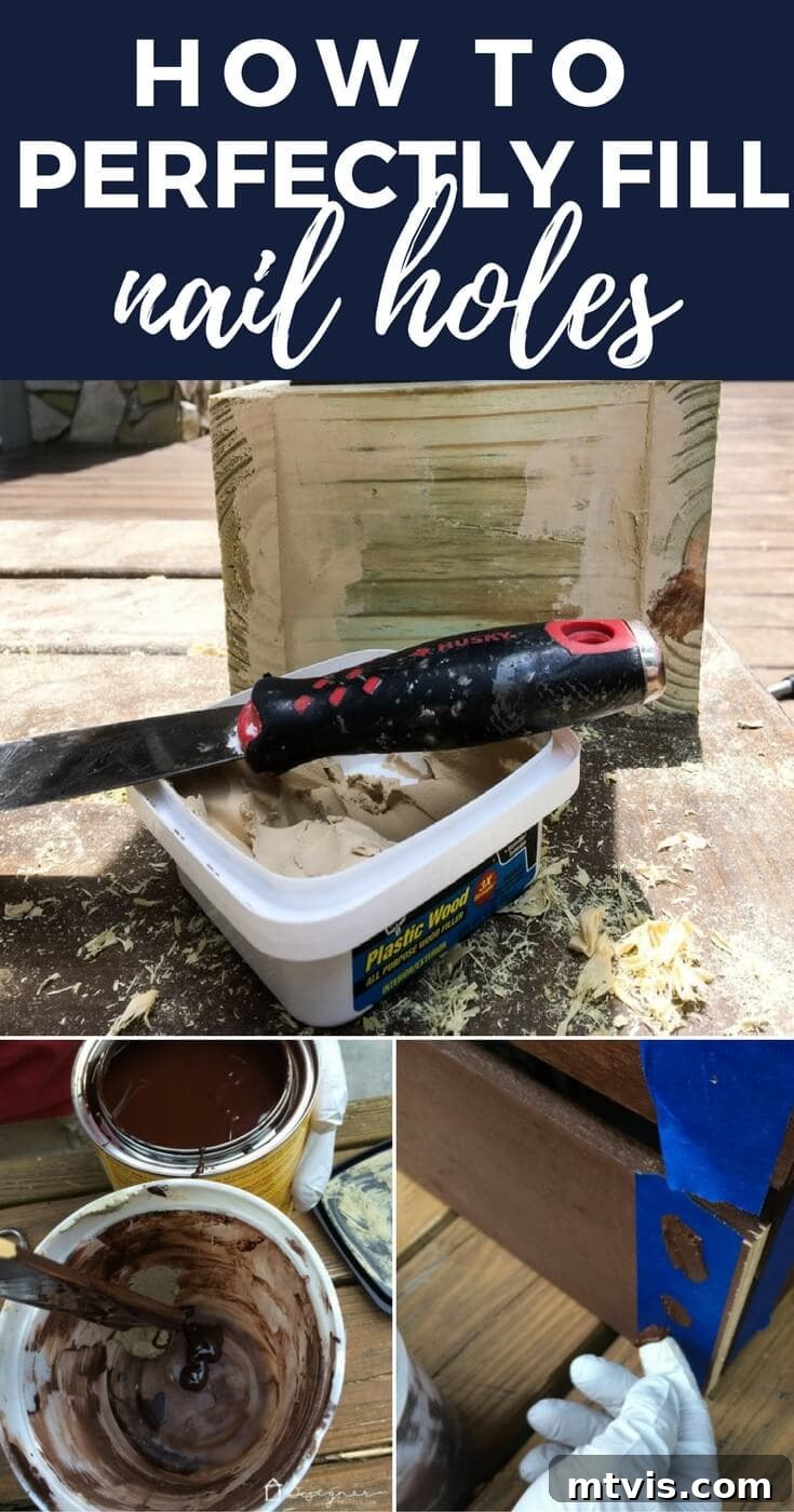 The Art of Invisible Hole Repair 2 Expert tips and tricks for flawlessly filling screw and nail holes in wood projects
