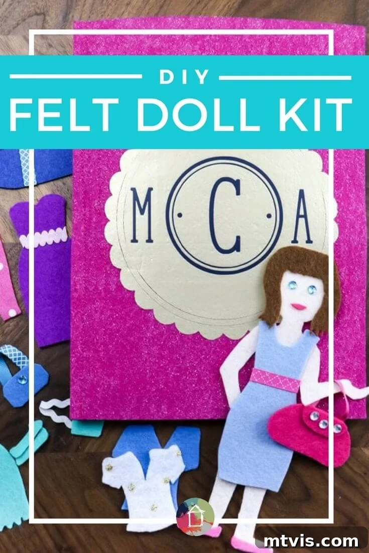 Felt Doll Craft Kit 2 Learn to make an adorable DIY felt doll kit with detailed instructions. Perfect for quiet play and imaginative adventures!