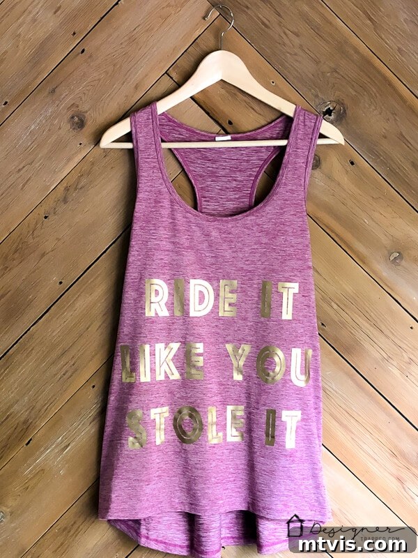 Mastering Cricut Iron On for Stretchy Materials 11 Now there is a heat transfer vinyl that has enough stretch to use on work out clothes, bathing suits, yoga pants, leggings and more! It's called SportFlex Iron On™ and it's awesome. In this post, you will learn how to use Cricut Iron On Vinyl for workout clothes, activewear and stretchy fabrics.
