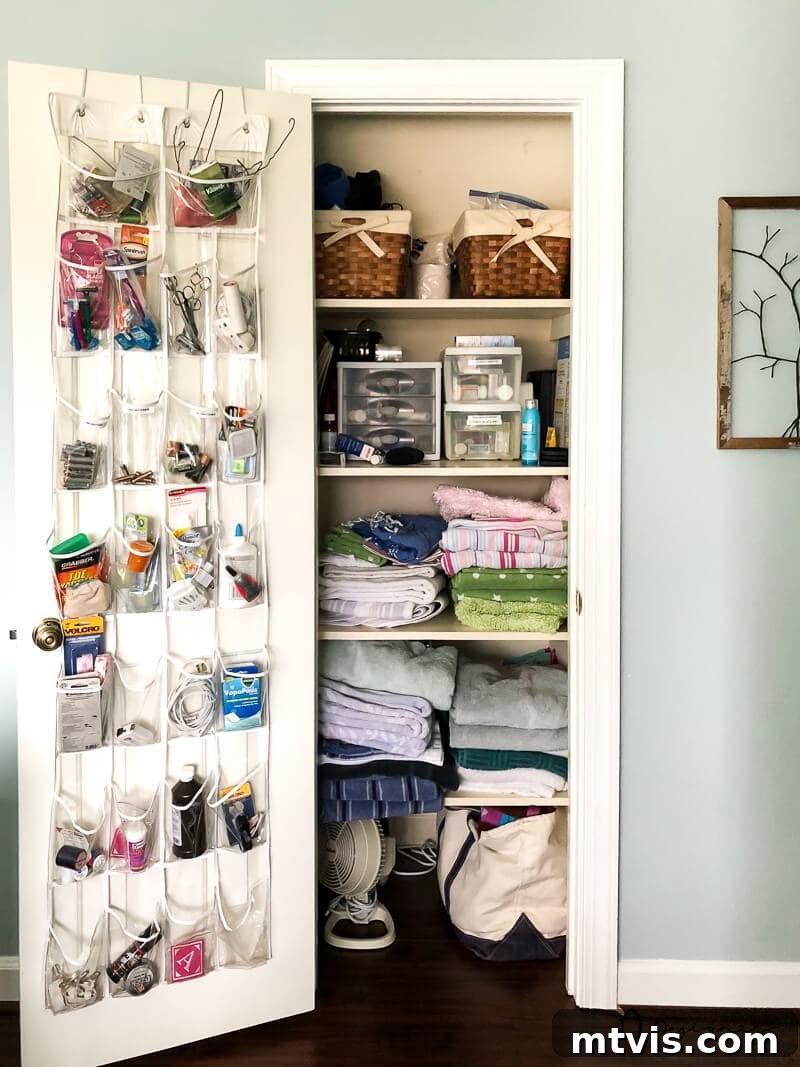 Smart Solutions for a Perfectly Organized Linen Closet 3 disorganized linen closet