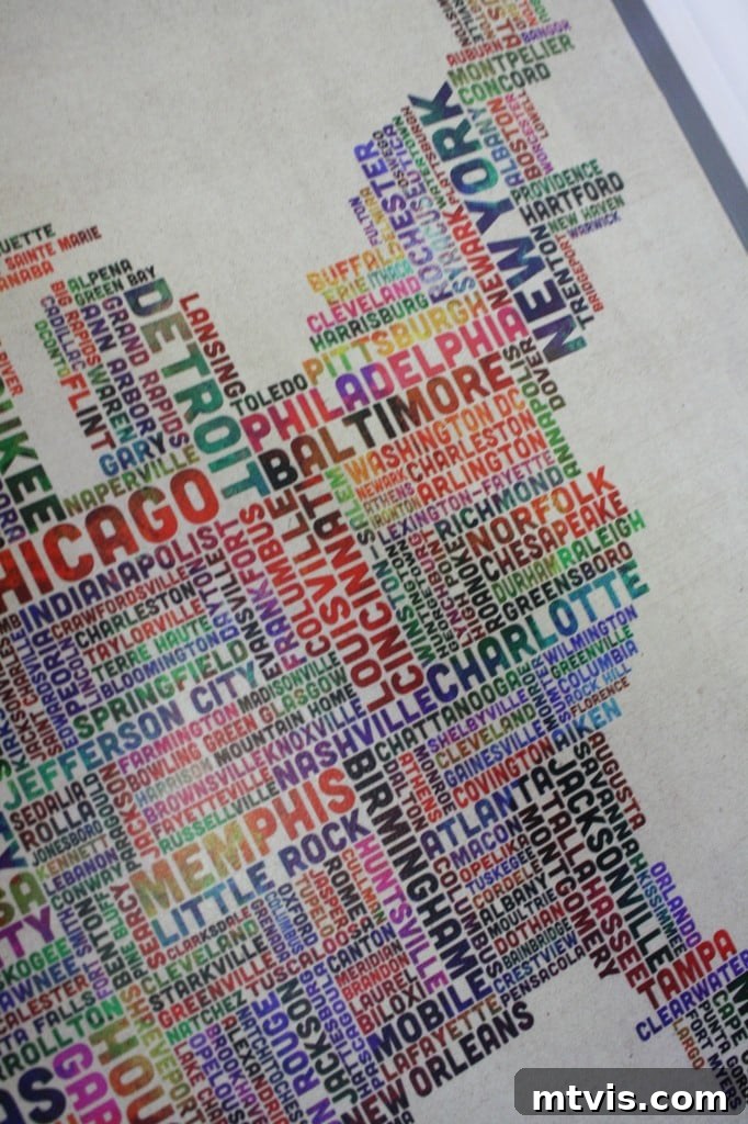 Unique decorative elements blending personal history with modern DIY in a budget kitchen.