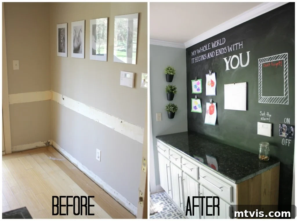 Side-by-side comparison illustrating the profound impact of a strategic kitchen remodel on a budget.