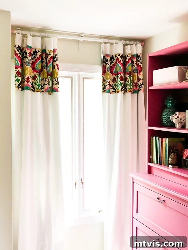 Effortless No-Sew Curtain Hack 10 DIY custom curtains adding style to a home interior.