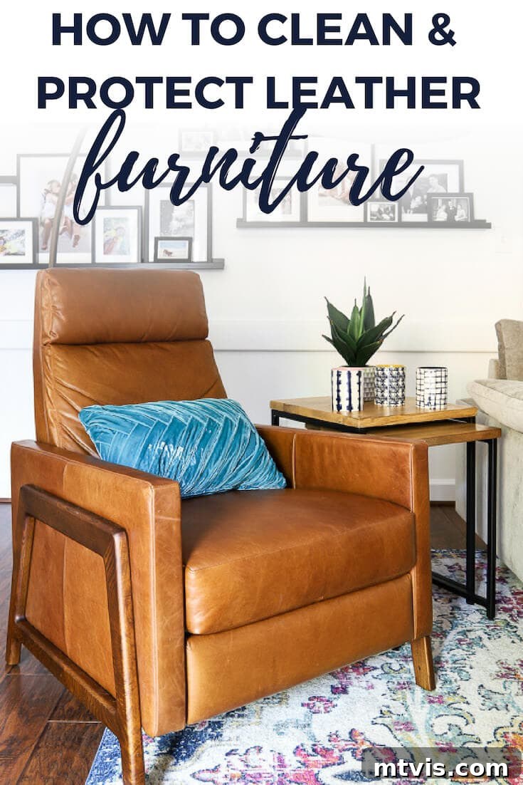 how to clean and protect leather furniture