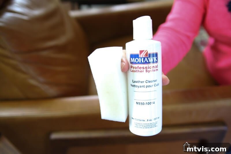 easy leather cleaner