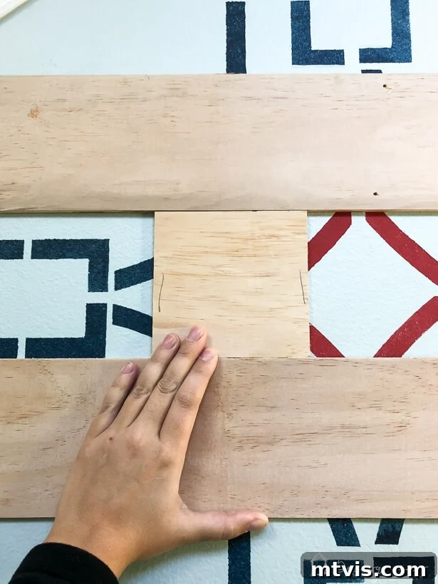 The process of installing modern plank walls, showing consistent spacing and alignment.