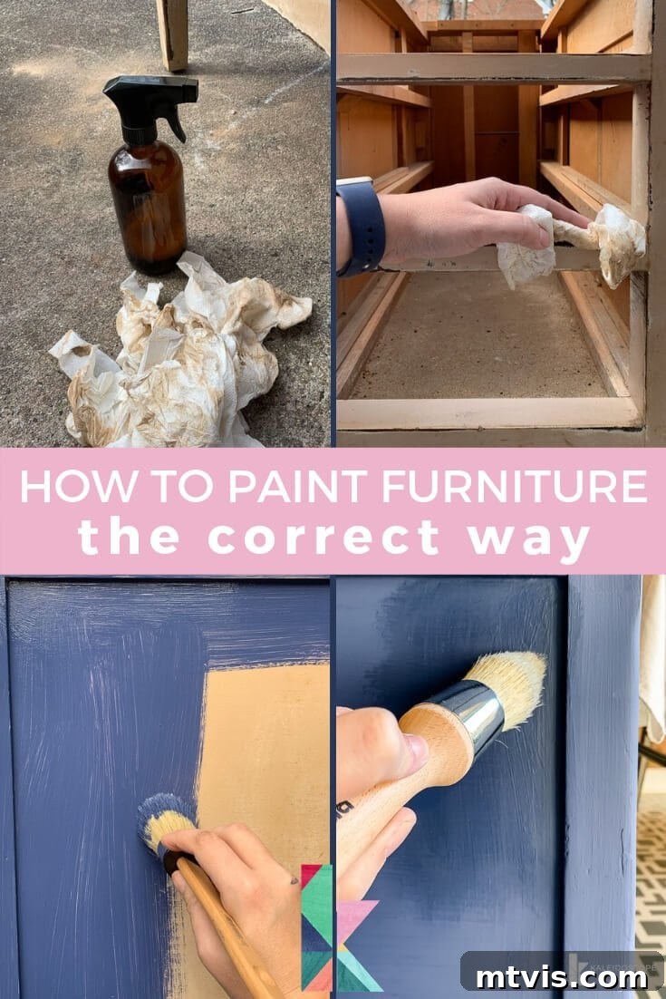 Chalk Paint Secrets: Your Complete Guide to Furniture Makeovers 2 Learn how to paint furniture for a long-lasting, professional-quality finish with this detailed step-by-step guide. Discover the best techniques and products to prevent chipping and peeling, ensuring your painted furniture looks stunning for years. Features Behr Chalk Decorative Paint.