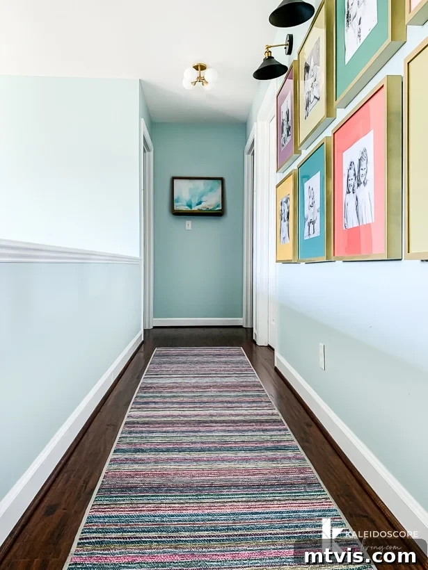 Upstairs Hallway Transformed: A Kaleidoscope of Color 8 colorful hallway decor