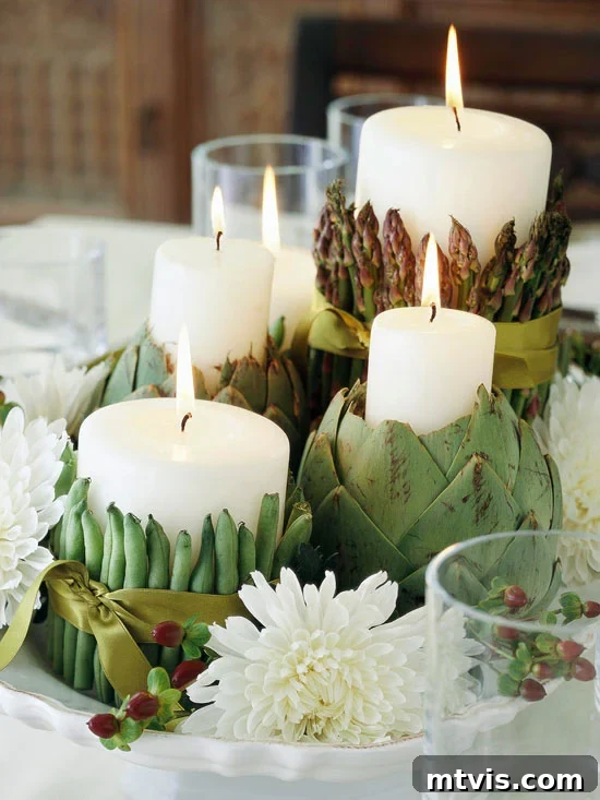 Stylish DIY Fall Decor for Less 3 fall decorating ideas for centerpiece with vegetables