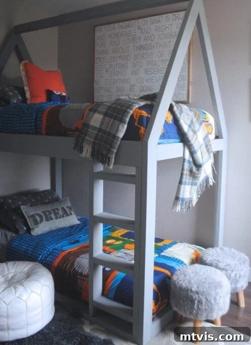 Build Your Dream Bunk Bed: 17 Inspiring DIY Plans 5 a-frame DIY bunk beds