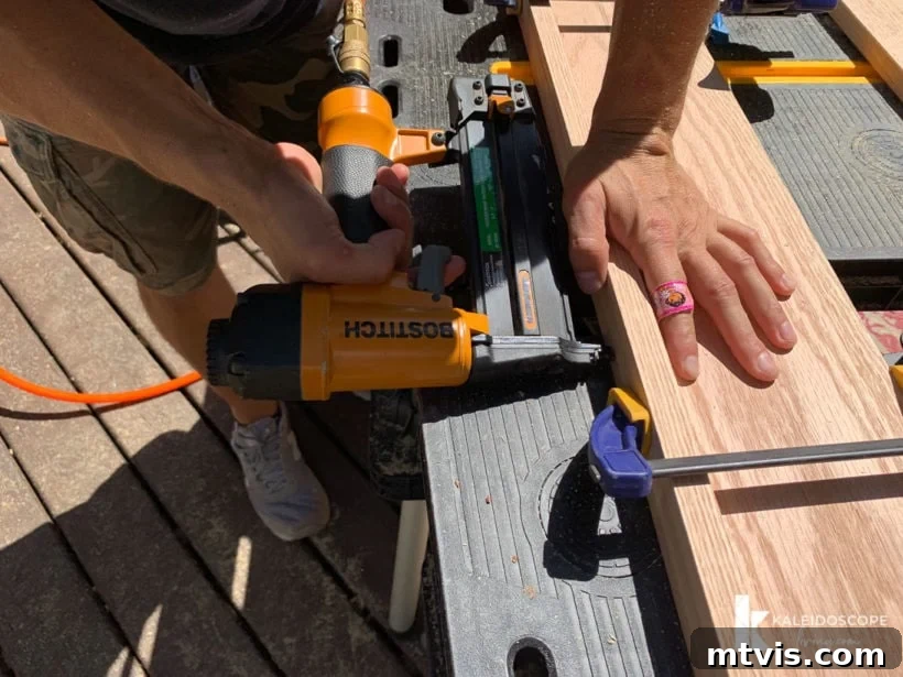 Build Your Perfect Art Display Ledge: A Simple How-To 5 assembly of a diy photo ledge