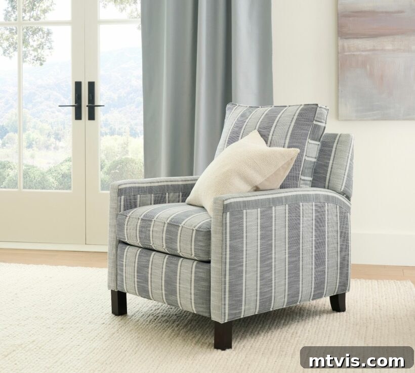 Sink Into Luxury: Recliners Where Style Meets Supreme Comfort 15 small space recliner chair with traditional design