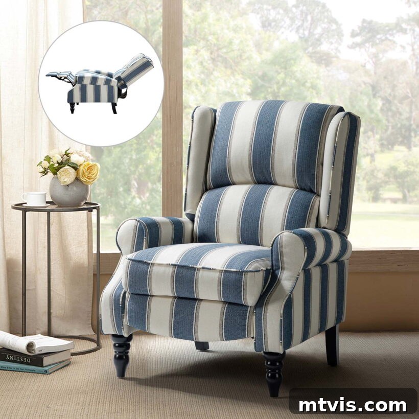 Sink Into Luxury: Recliners Where Style Meets Supreme Comfort 17 affordable wingback chair recliner chair