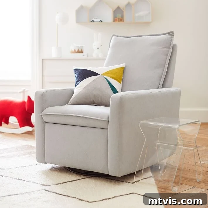 Sink Into Luxury: Recliners Where Style Meets Supreme Comfort 9 stylish upholstered recliner and glider