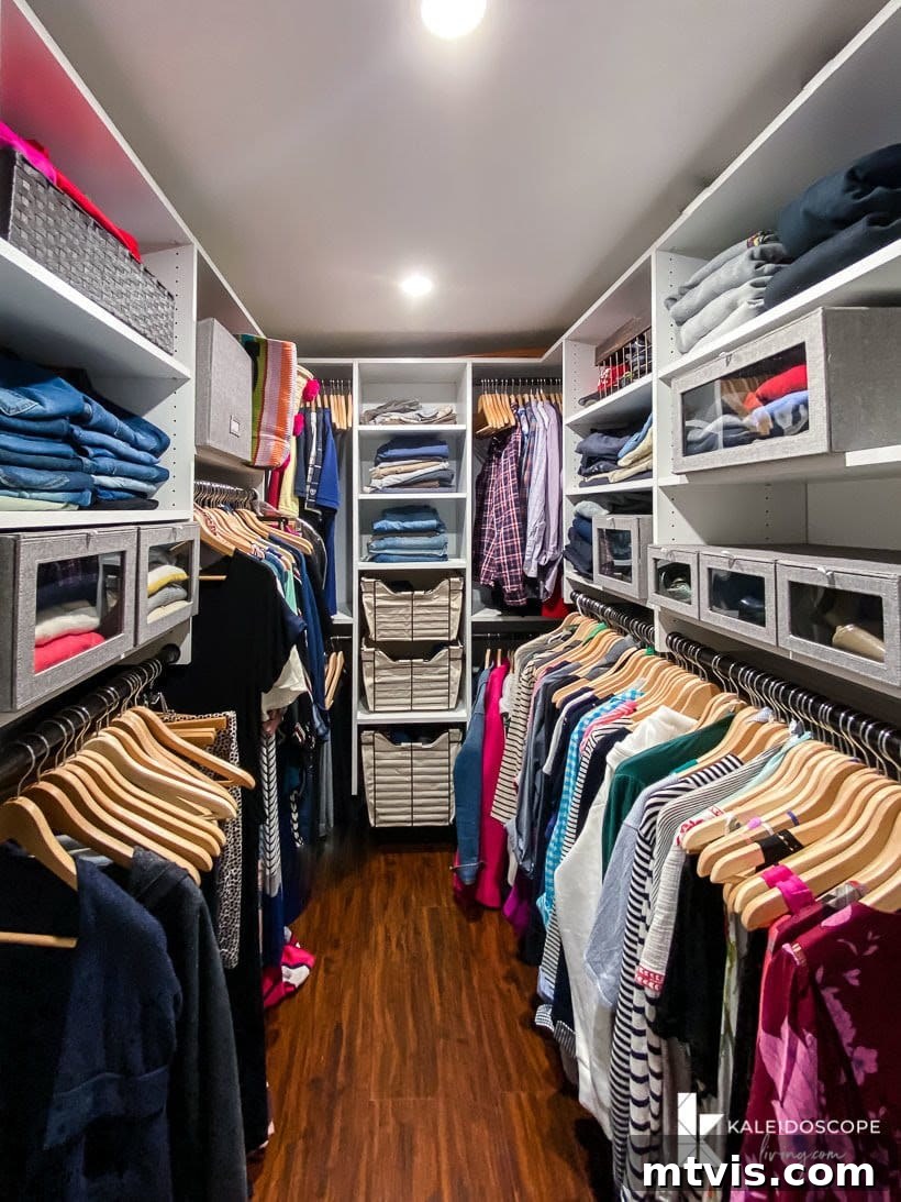 Your Home's Hidden Goldmine 3 organized master closet