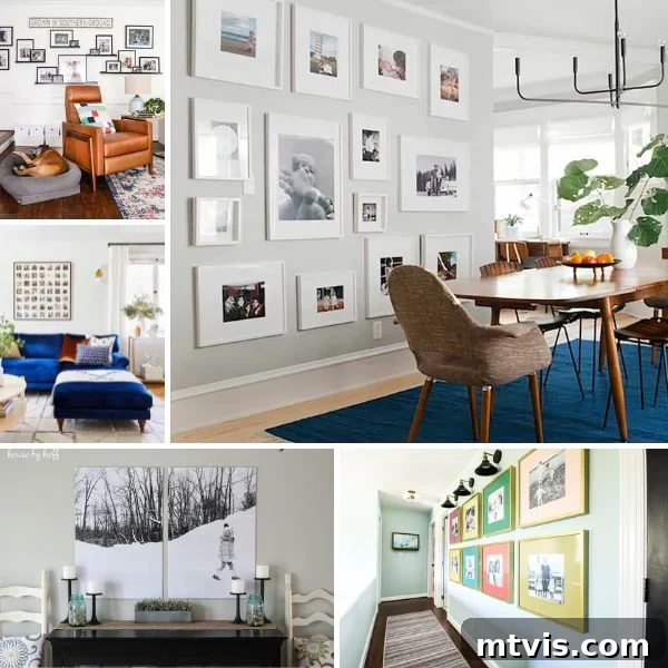 Stunning Family Photo Wall Ideas 2 Creative family photo wall ideas that look like art