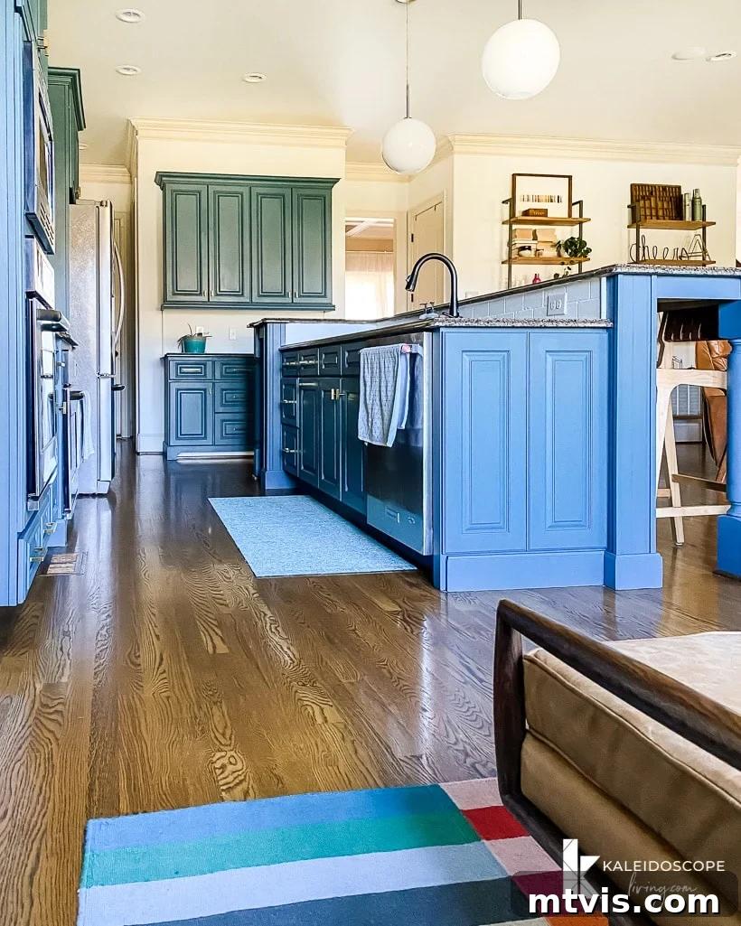 Our Jaw-Dropping Kitchen Reno - Done on a Dime! 10 budget-friendly kitchen makeover with painted cabinets and painted tile backsplash