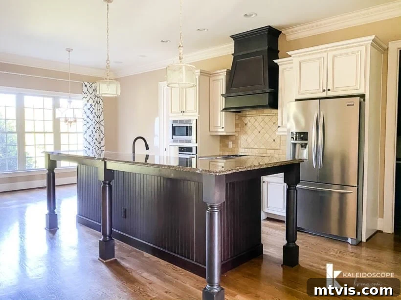 Our Jaw-Dropping Kitchen Reno - Done on a Dime! 4 outdated brown and beige kitchen before budget-friendly makeover