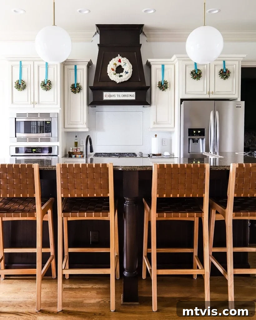 Our Jaw-Dropping Kitchen Reno - Done on a Dime! 5 painted tile backsplash in kitchen