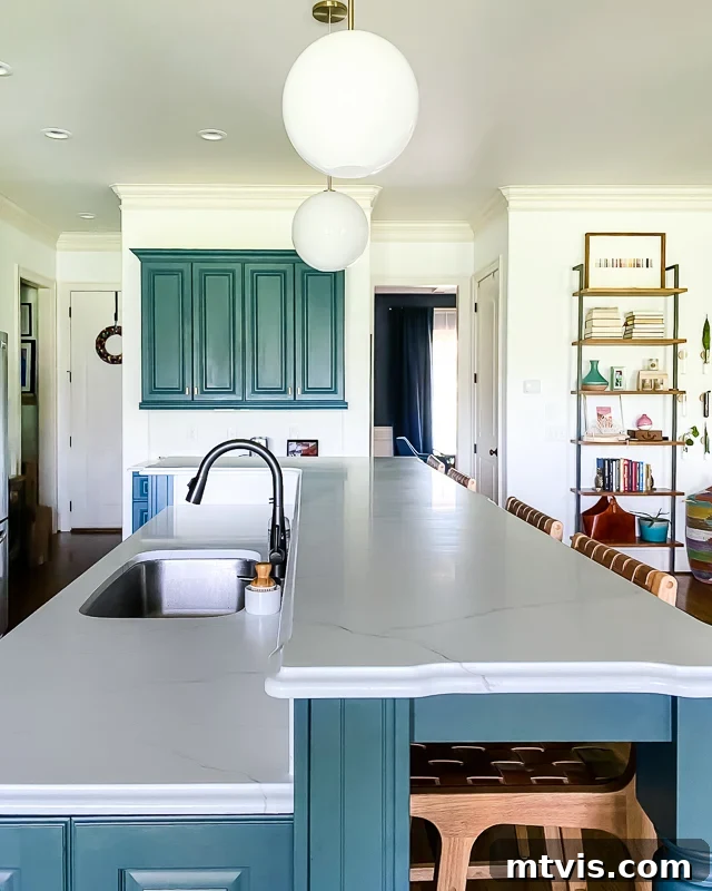 Paint Your Countertops Like a Pro: Essential Tips for a Flawless Finish 28 granite countertops painted to look like marble by Tasha Agruso of Kaleidoscope Living