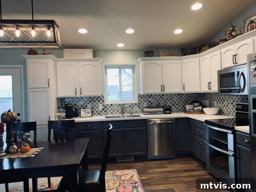 Designer in a Binder: Customer Success Stories 13 After photo of Sabrina's kitchen transformation without a full remodel