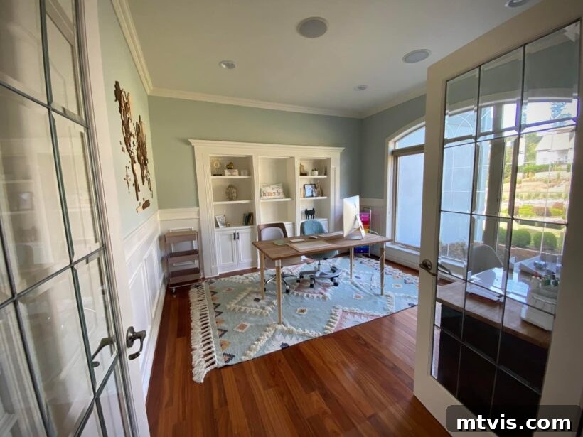 Designer in a Binder: Customer Success Stories 19 After photo of Jen's gorgeous homeschooling space