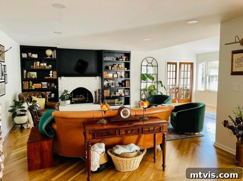 Designer in a Binder: Customer Success Stories 27 After photo of Rachel's modern family room transformation